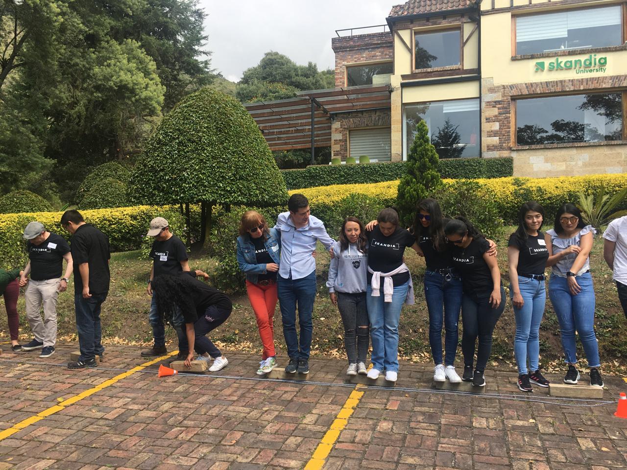 Actividad grupal al aire libre